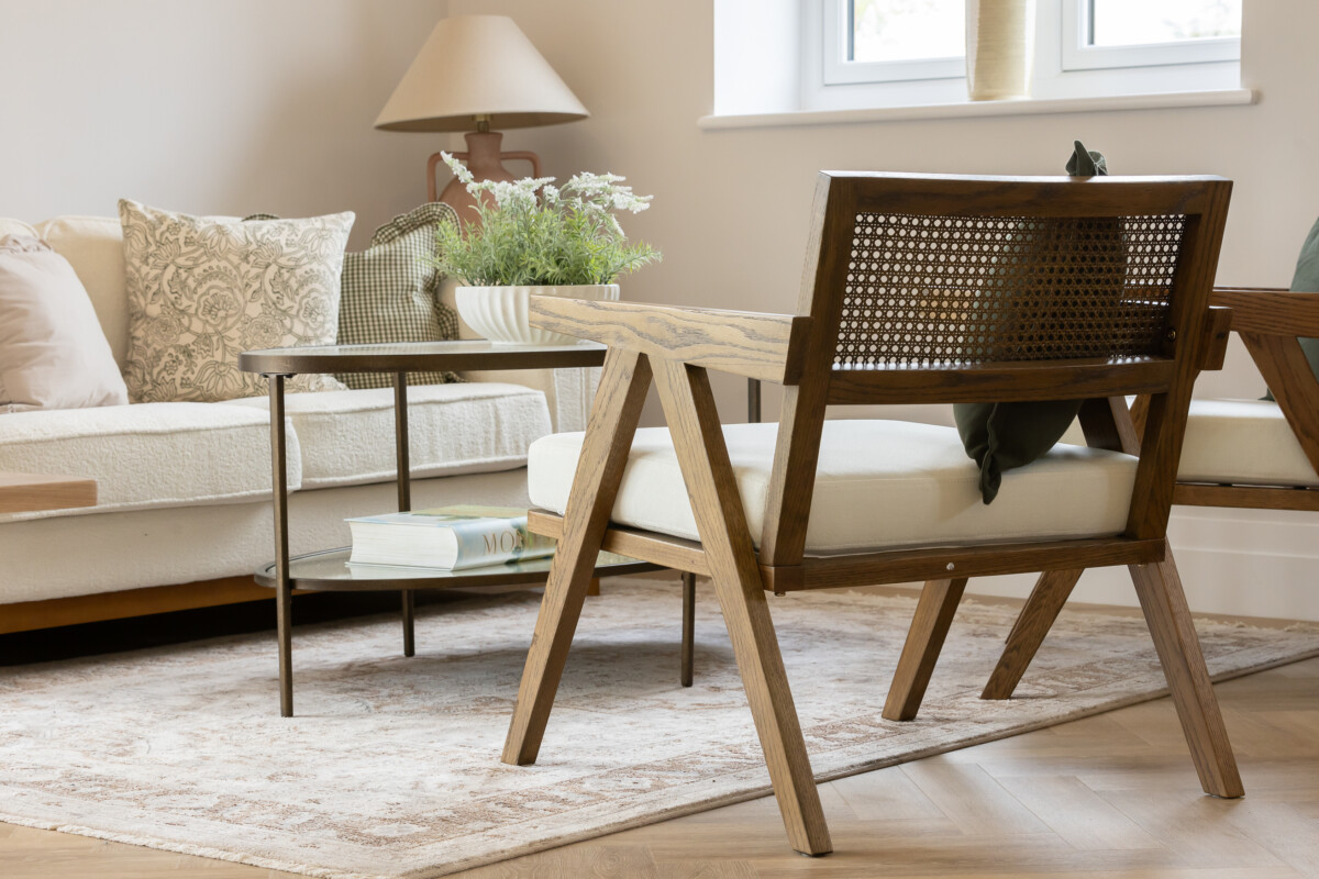 Peachstone Homes (39) Alice Peachstone, Managing director of Peachstone New Homes inspects a property development